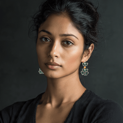 Green Earrings - Sundara Joon