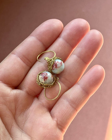 Woven Gemstone Drop Earrings | Rediscovered Collection | Sundara Joon