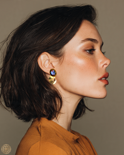 Colorful figure 8 statement earrings - Sundara Joon