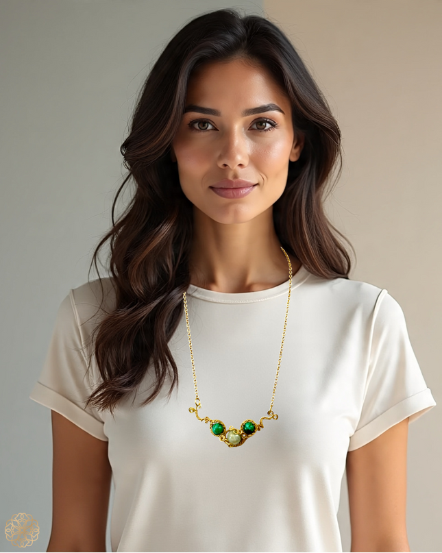 Trio of stones pendant necklace - Sundara Joon