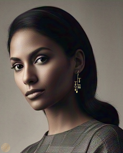 Artful balance earrings