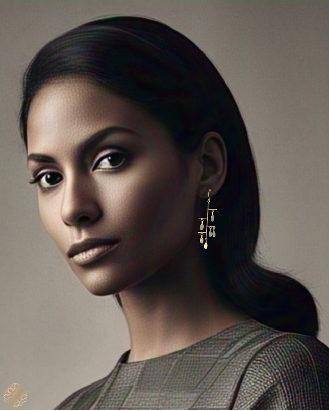 Artful balance earrings