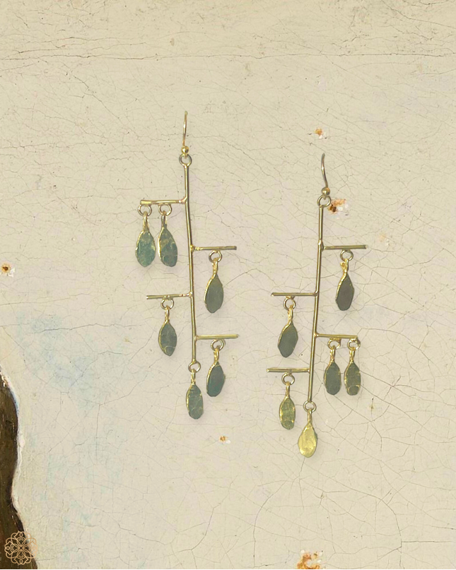 Artful balance earrings