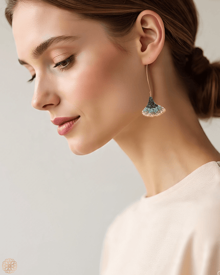 Beaded Art Deco Earrings - Sundara Joon