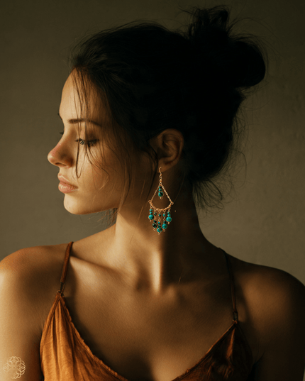 Beaded drop earrings with a boho vibe - Sundara Joon