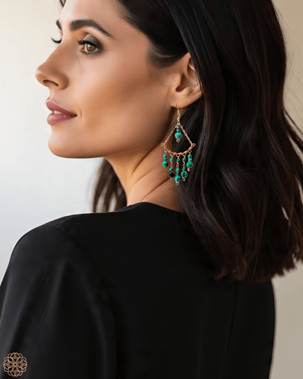 Beaded drop earrings with a boho vibe - Sundara Joon