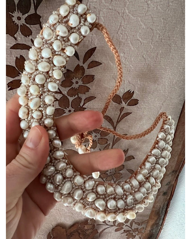 Beaded pearl choker necklace - Sundara Joon