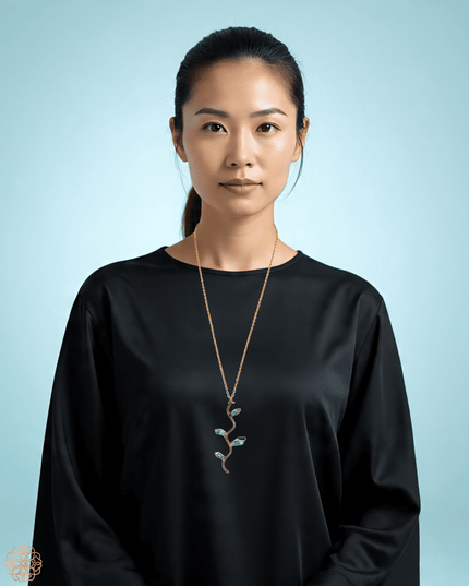 Blossoming sprig pendant necklace - Sundara Joon