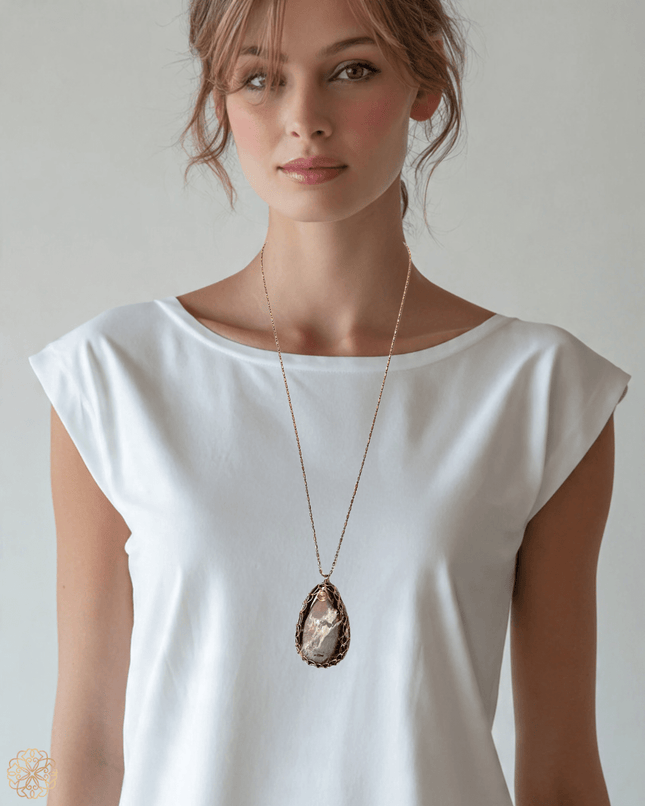 Bold natural pendant necklace - Sundara Joon