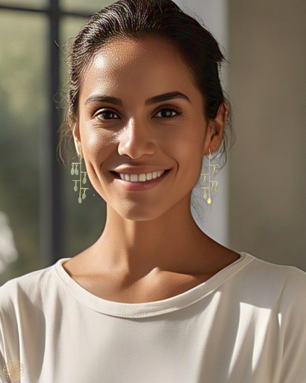 Artful balance earrings