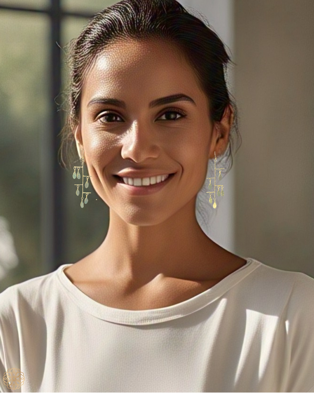 Artful balance earrings