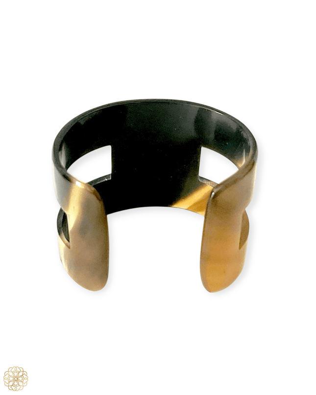 Brown earth tone cuff statement bracelet - Sundara Joon