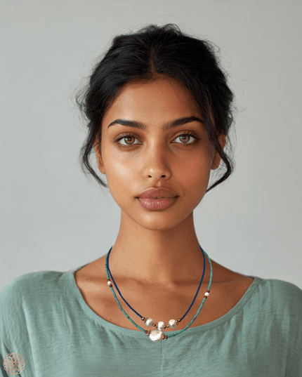 Choker length pearl forward necklace - Sundara Joon