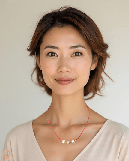 Choker length pearl forward necklace - Sundara Joon