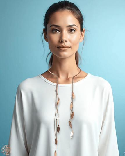Choker necklace with cascading strands - Sundara Joon