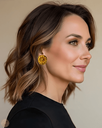 Classical disk earrings - Sundara Joon