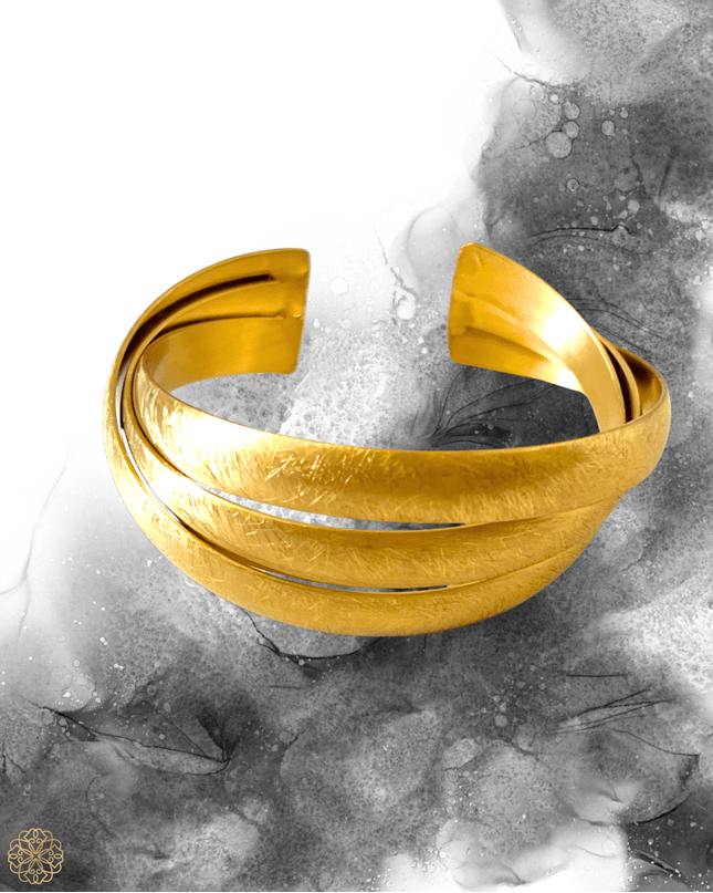 Classically simple brass cuff bracelet - Sundara Joon