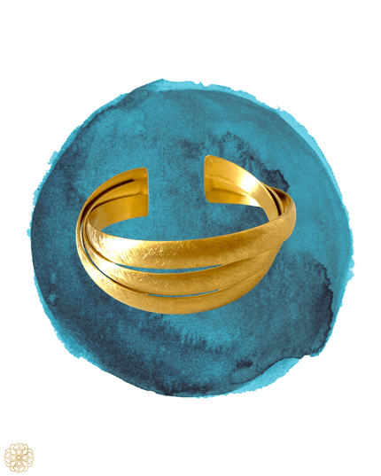 Classically simple brass cuff bracelet - Sundara Joon