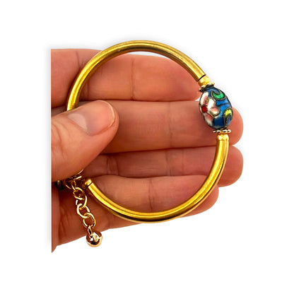 Cloisonné clasp bracelet - Sundara Joon