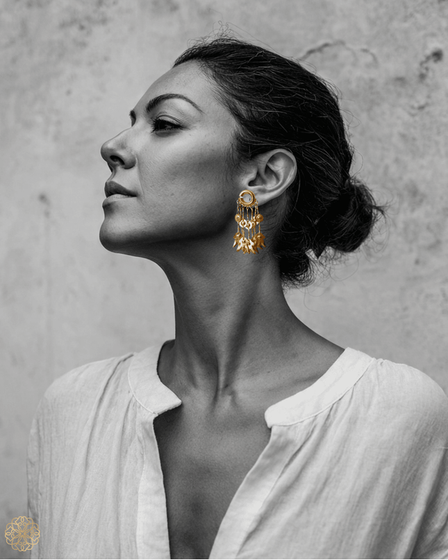 Cluster drop statement earrings - Sundara Joon