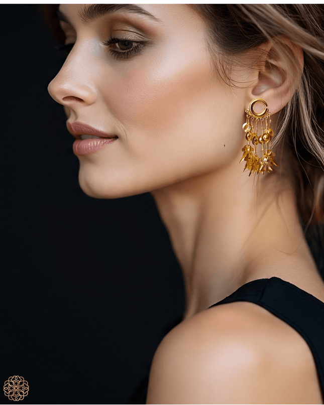 Cluster drop statement earrings - Sundara Joon