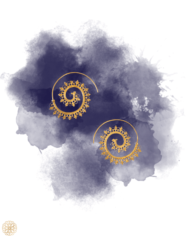 Coiled beauty filigree earrings - Sundara Joon