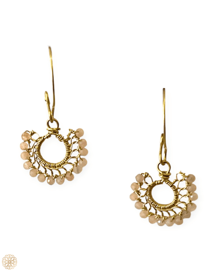 Colorful and petite beaded earrings - Sundara Joon