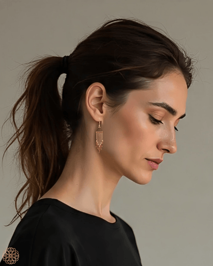 Colorful beaded earrings - Sundara Joon