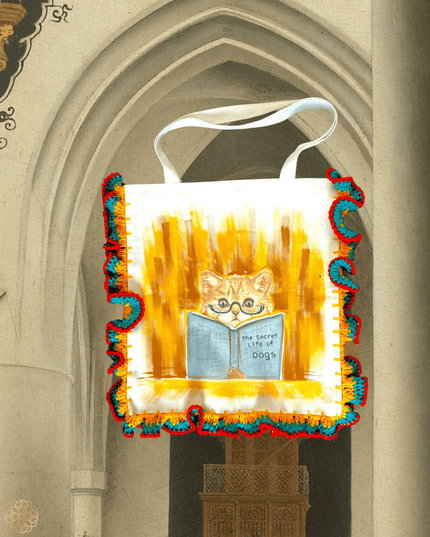 Colorful characters canvas bag - Sundara Joon