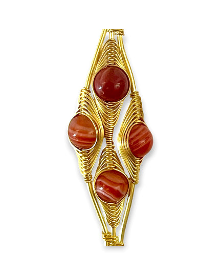 Colorful cluster pendant necklace - Sundara Joon