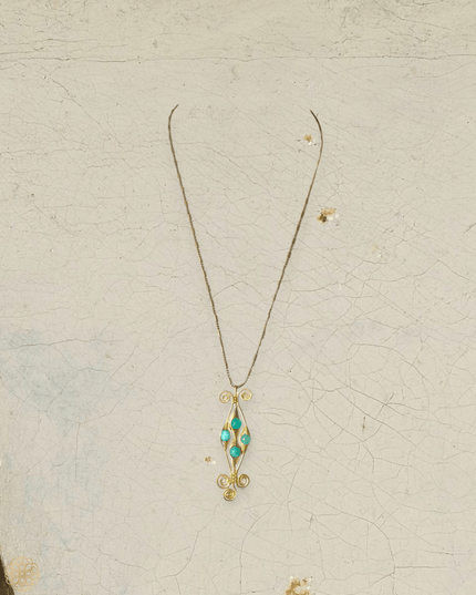 Colorful cluster pendant necklace - Sundara Joon
