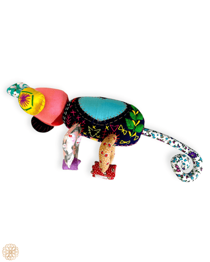 Colorful fabric chameleon - Sundara Joon