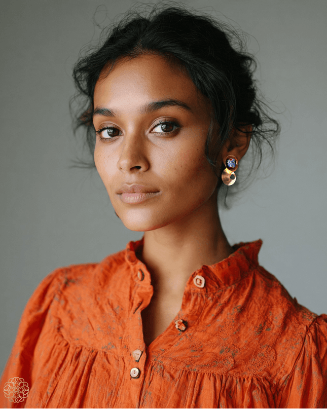 Colorful figure 8 statement earrings - Sundara Joon