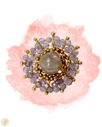 Colorful Floral Pattern Ring - Sundara Joon