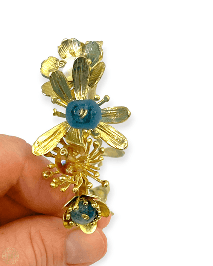 Colorful flower cuff - Sundara Joon