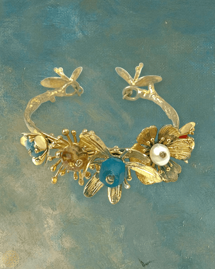 Colorful flower cuff - Sundara Joon