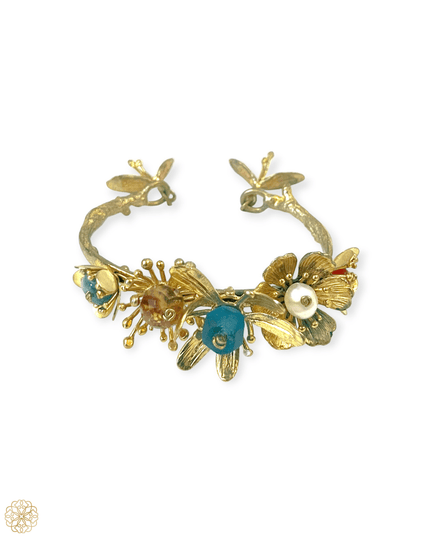 Colorful flower cuff - Sundara Joon