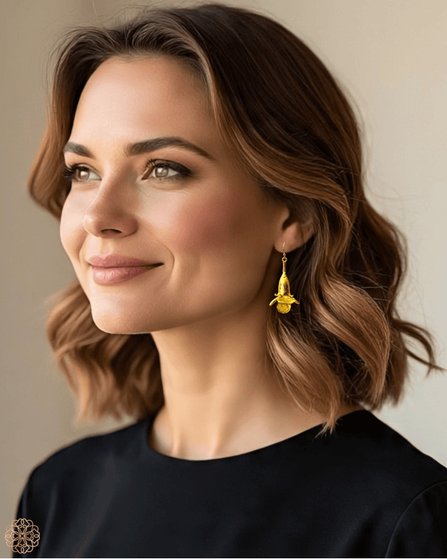 Colorful gemstone blossom drop earrings - Sundara Joon