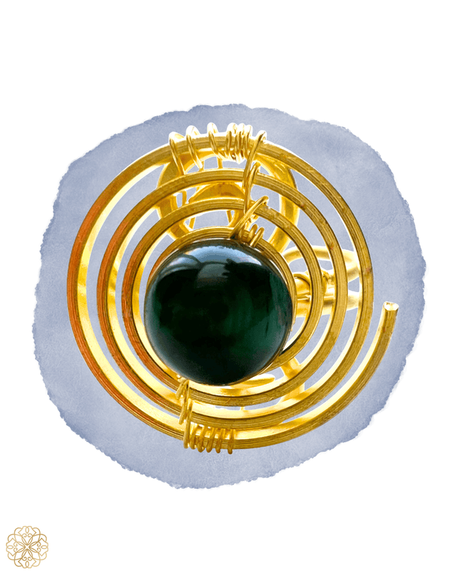 Colorful gemstone swirl cocktail ring - Sundara Joon