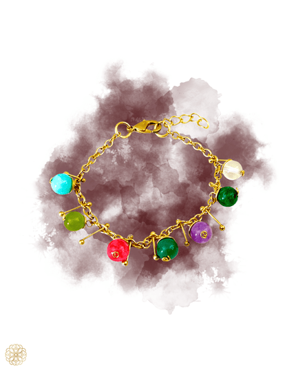 Colorful orb link bracelet - Sundara Joon