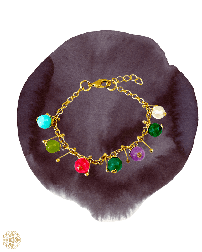 Colorful orb link bracelet - Sundara Joon