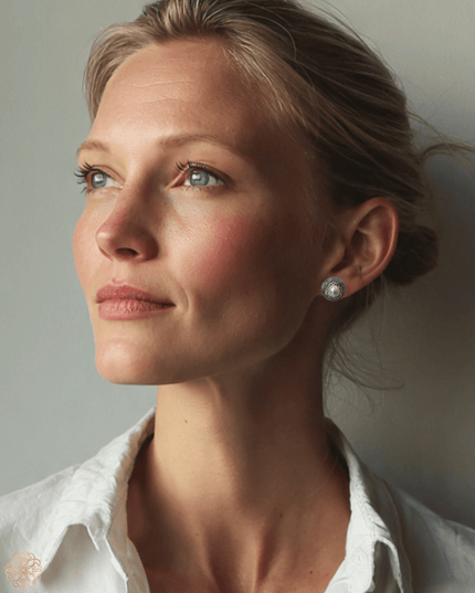 Colorful pearl stud earrings - Sundara Joon