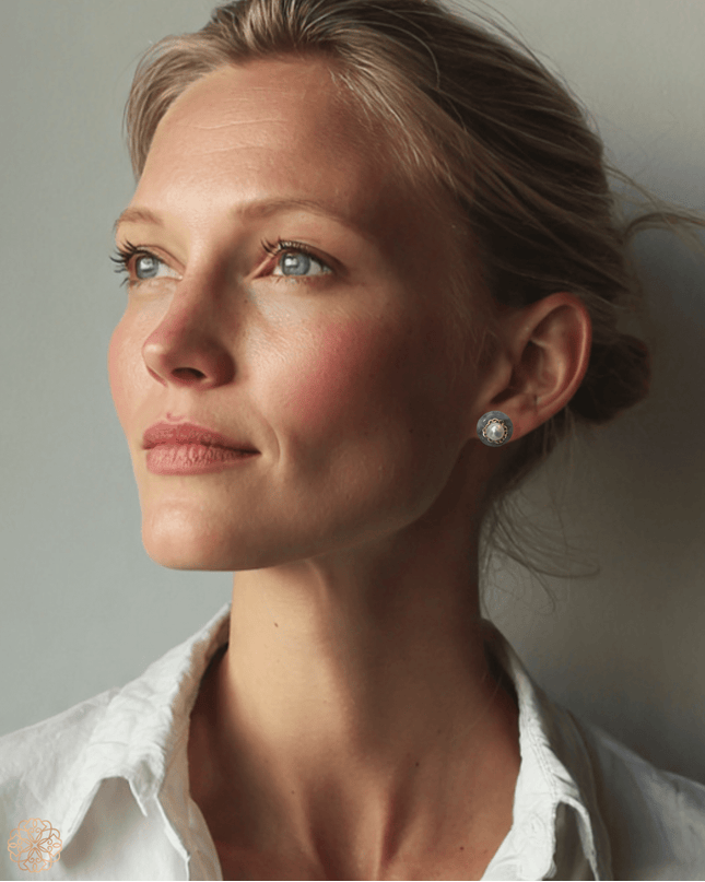 Colorful pearl stud earrings - Sundara Joon