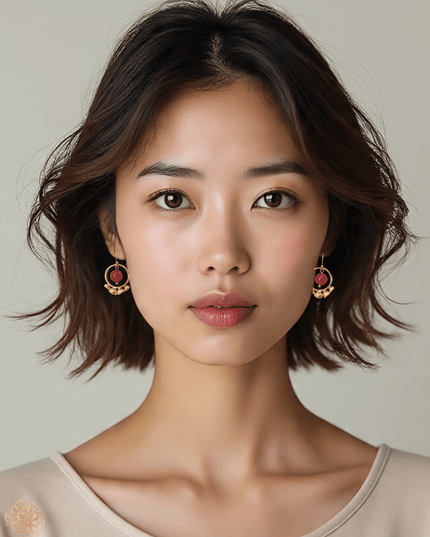 Colorful ring earrings - Sundara Joon