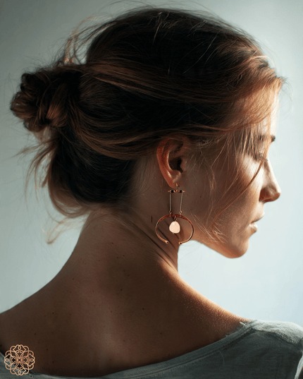 Suspended Gemstone Earrings | Sculptural Artist Earrings | Sundara Joon