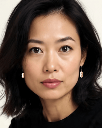 Baroque pearl silver drop earrings for chic look - Sundara Joon