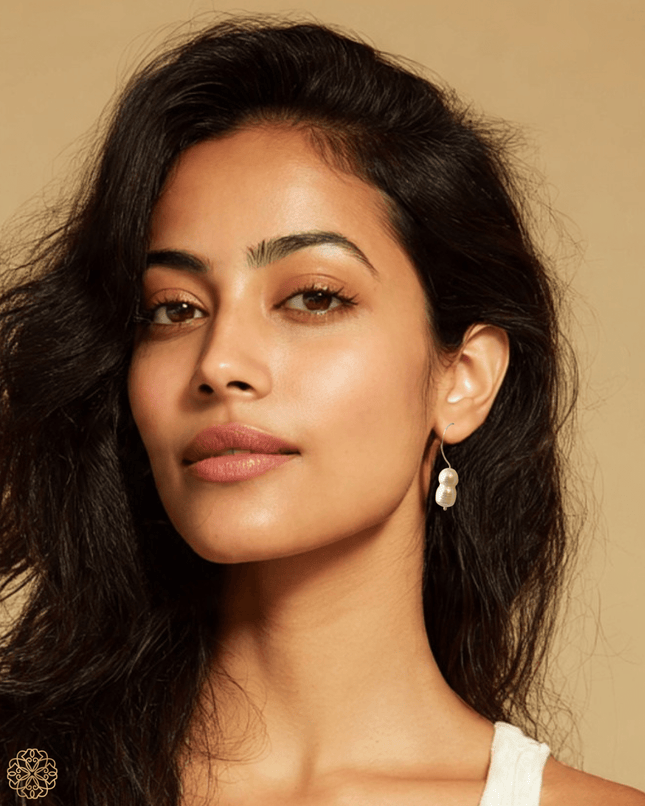 Cultured Baroque pearl earring - Sundara Joon