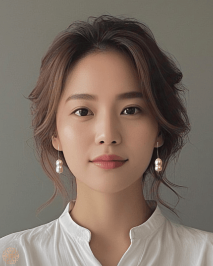 Baroque pearl silver drop earrings for chic look - Sundara Joon