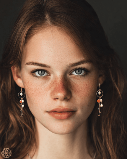 Dangling gemstone cluster earrings - Sundara Joon