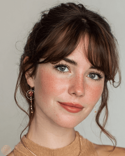 Dangling gemstone cluster earrings - Sundara Joon